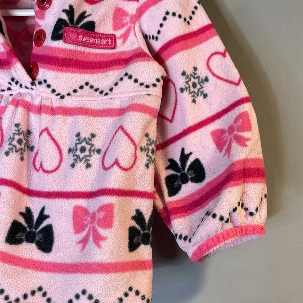 Pink Fleece Pull Over - Picture 5 of 9